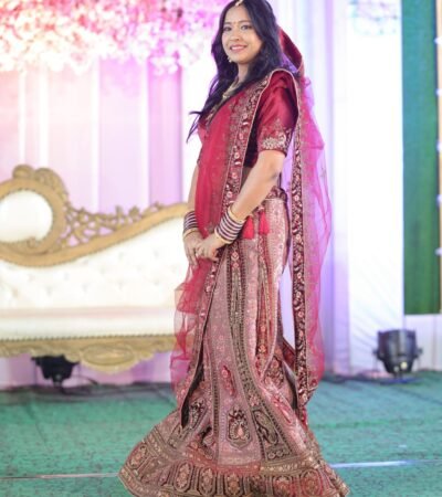 Majestic Maroon Heritage Lehenga