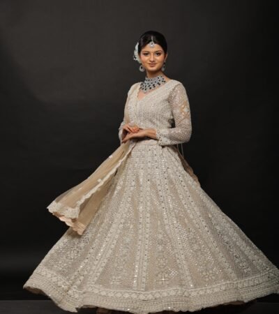 Lilac Embellished Lehenga