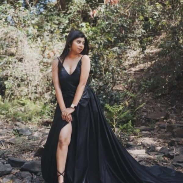 Midnight Black Luxe Gown